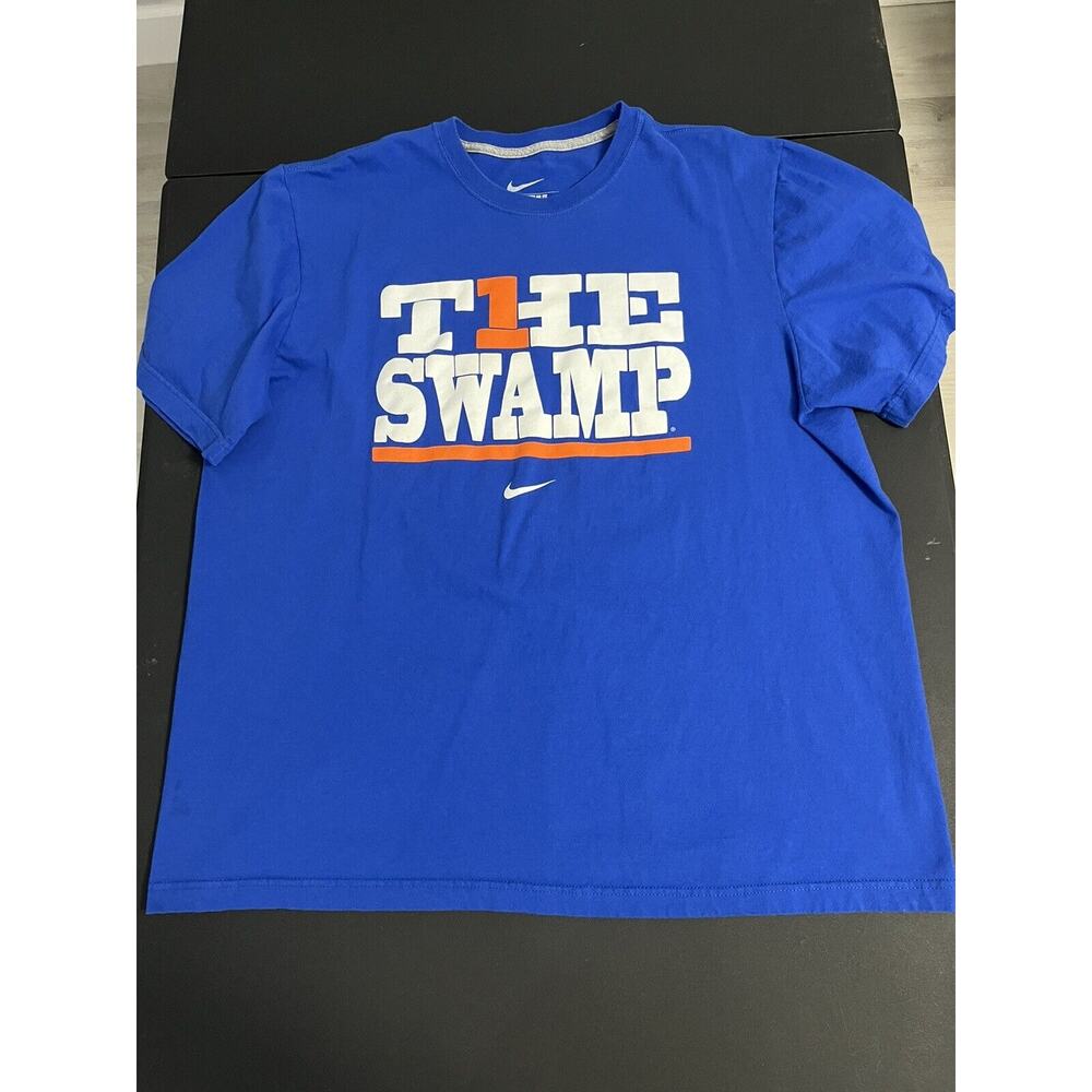 Nike Florida Gators 2XL XXL Adult Shirt Short Sleeve Blue College Football Mens